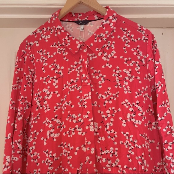Joules Dresses & Skirts - Joules Winslet Dress - Red Ditsy Floral Dress - Size 18 - NWT